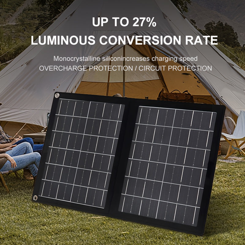 Portable Solar Panel Charger (2-in-1)