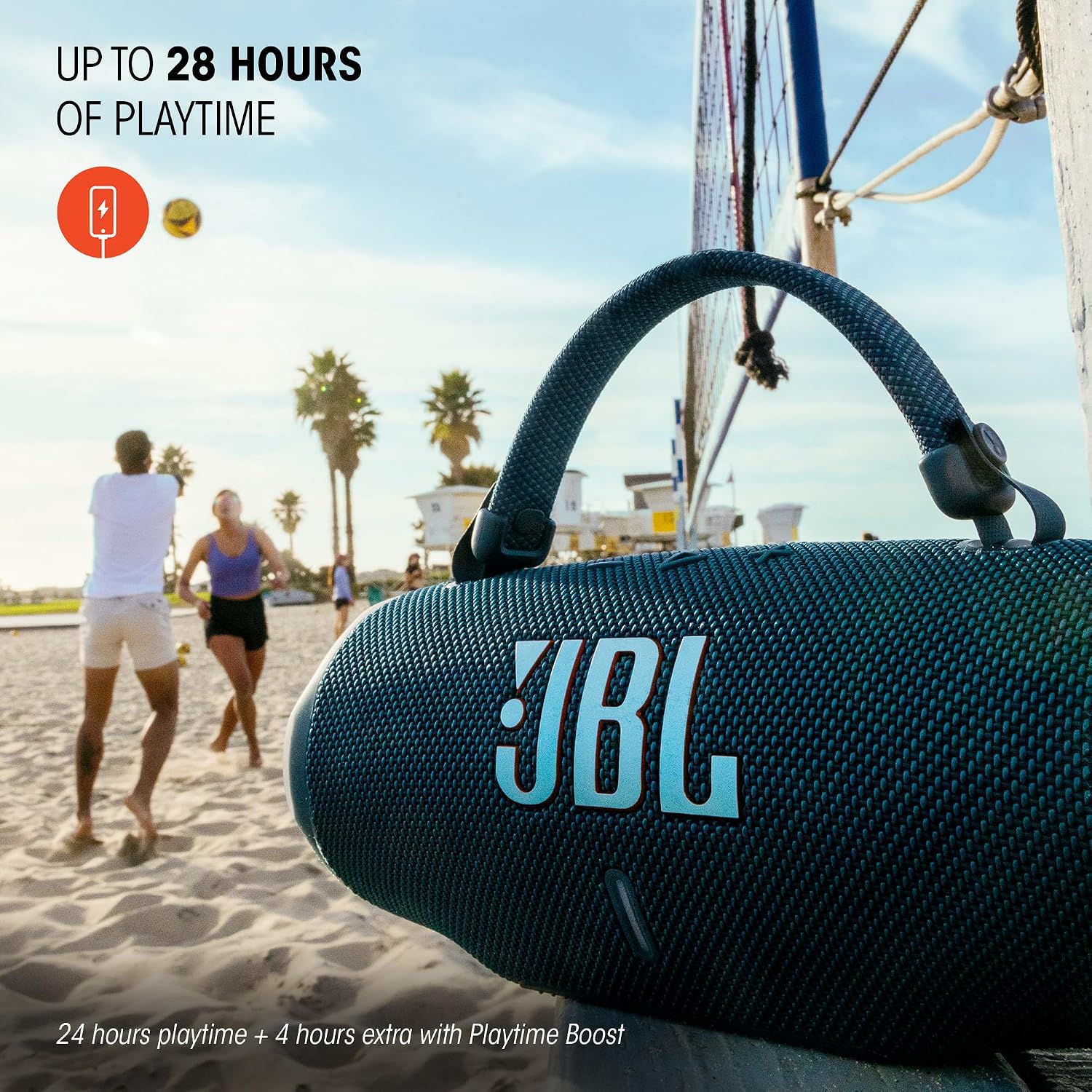 Altavoz Bluetooth Portátil JBL Charge 6, Impermeable, Resistente a Caídas