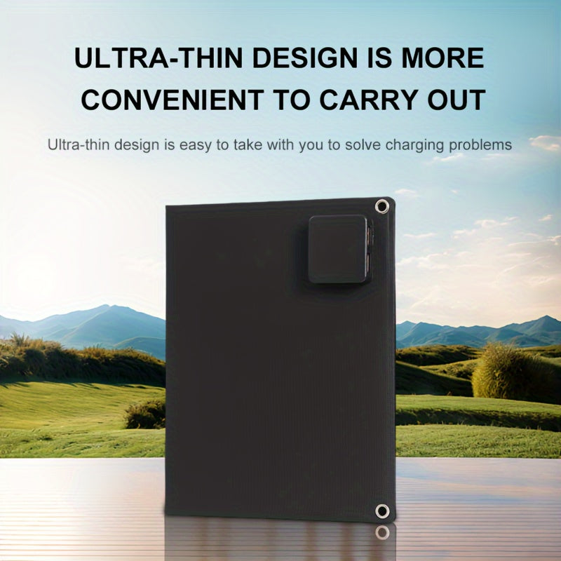 Portable Solar Panel Charger (2-in-1)