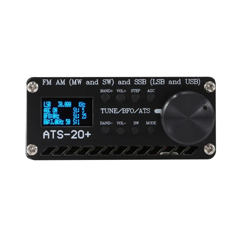Radio Receiver OLED Display Black