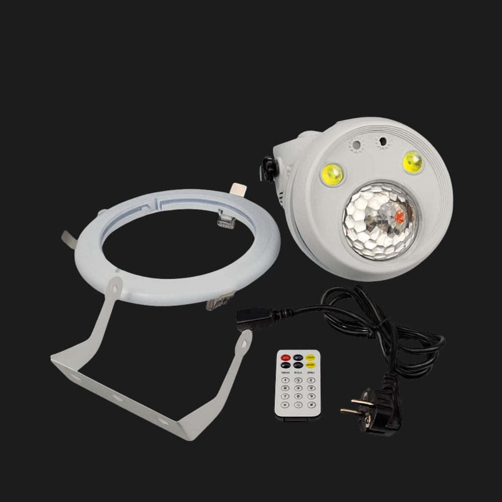 X6 DMX512 RGBW Disco Ball Laser Strobe Light 40W for DJ KTV